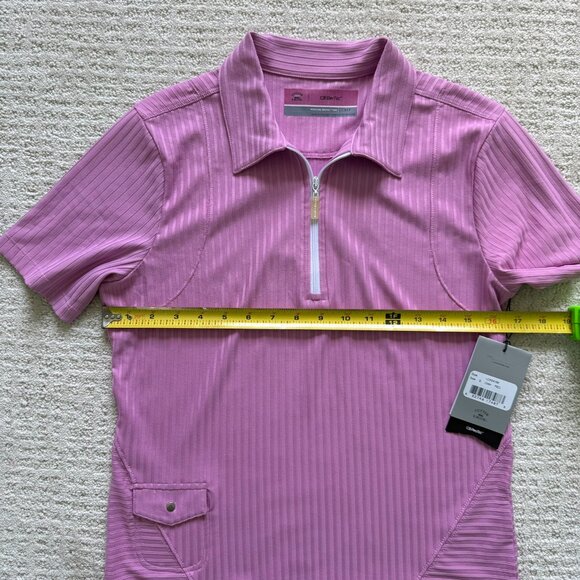 CUTTER & BUCK | NWT Women's Lilac Golf Shirt Sz S - Picture 4 of 6